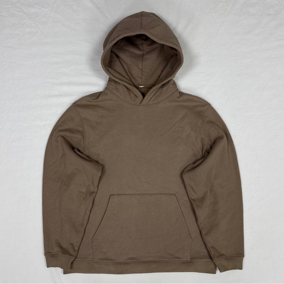 Alo Hoodie Mens XL Espresso Renown Heavy Weight Pullover Sweatshirt French Terry - Picture 1 of 7